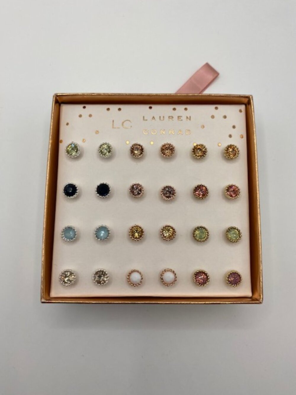 LC Lauren Conrad Colorful stud earrings